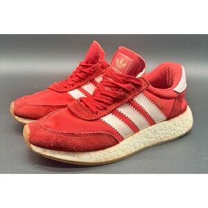 Adidas I-5923 Iniki Runner Red White Boost Mens size 4.5 Casual Sneakers Shoes